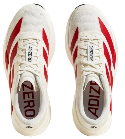 adidas Adizero Evo SL Men's Running Shoes – White / Red (JS1182)