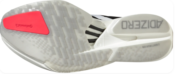adidas Adizero Adios Pro 4 Men's Running Shoes – Core White / Silver / Bliss Pink