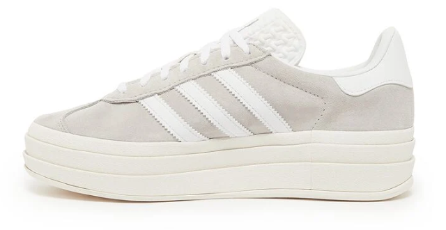 Women's Adidas Gazelle Bold 'Grey White' – Platform Retro Sneaker HQ6893