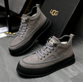 UGG Platform Lace-Up Sneaker 'Grey Black'