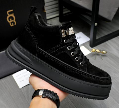 UGG Platform Lace-Up Sneaker 'Triple Black'