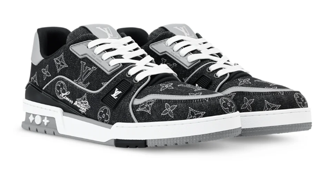 Louis Vuitton LV Trainer 'Monogram Denim & Calf Leather' – Virgil Abloh Revisited