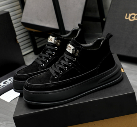 UGG Platform Lace-Up Sneaker 'Triple Black'