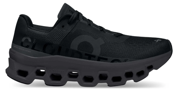 On Women's Cloudmonster 'Black | Magnet' – Max-Cushion Running Shoe