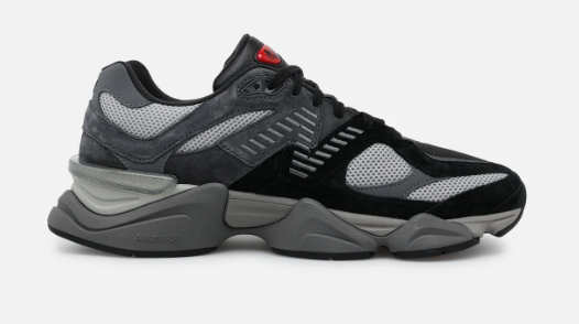 New Balance 9060 'Triple Black' – Chunky Lifestyle Sneaker