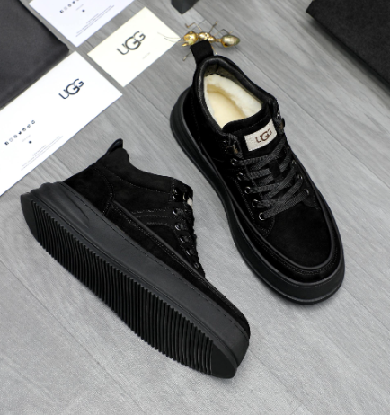 UGG Platform Lace-Up Sneaker 'Triple Black'