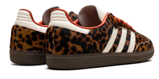 Adidas Samba OG Women's Sneaker – Leopard Pack (Cream/Orange)