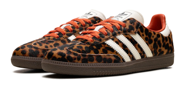 Adidas Samba OG Women's Sneaker – Leopard Pack (Cream/Orange)