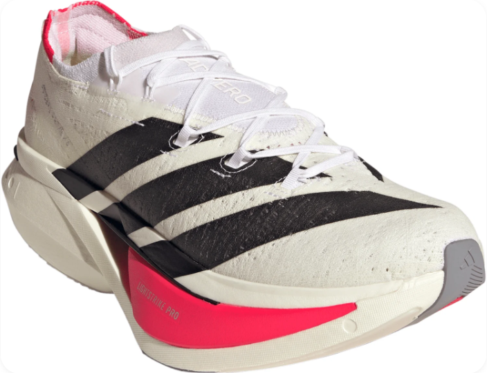 adidas Adizero Prime X3 Strung Men's Running Shoes – White / Lucid Red