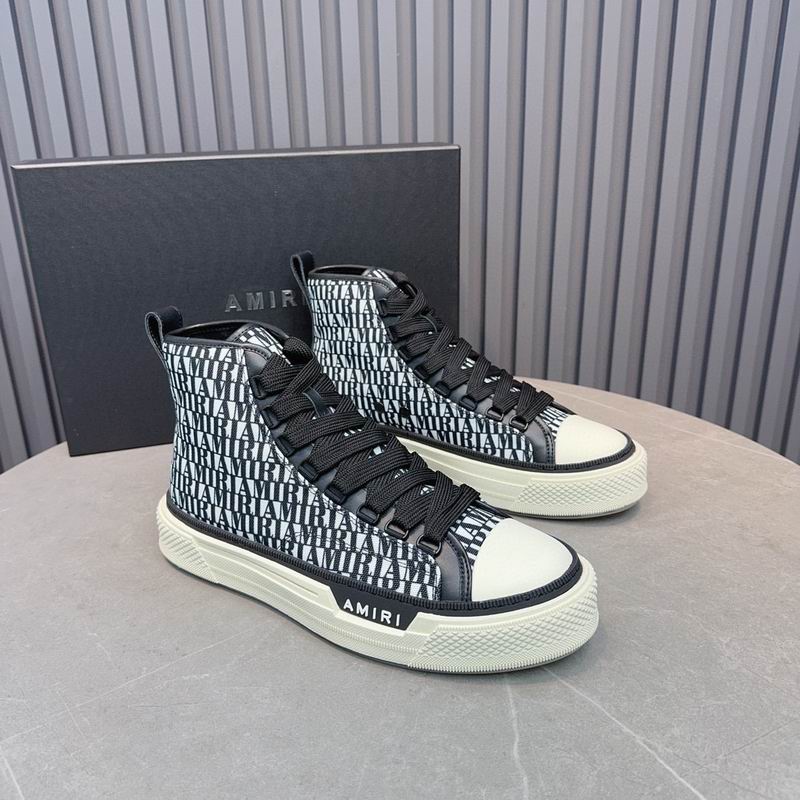 Amiri Court High-Top Sneaker 'Monogram Black'