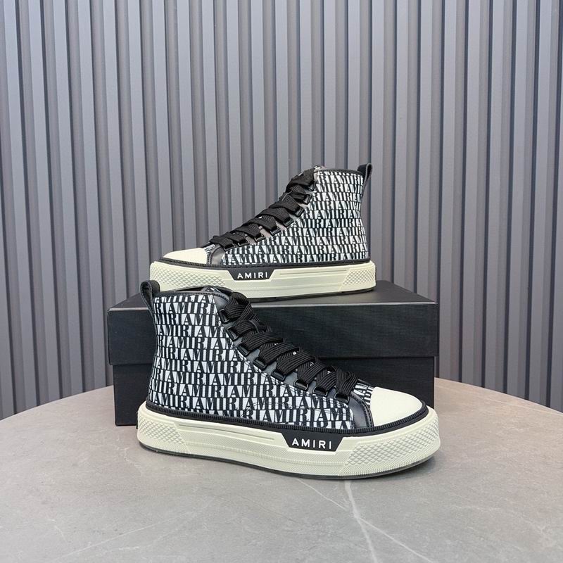 Amiri Court High-Top Sneaker 'Monogram Black'