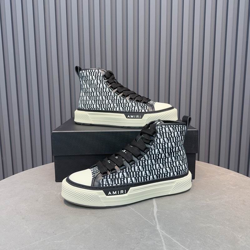 Amiri Court High-Top Sneaker 'Monogram Black'