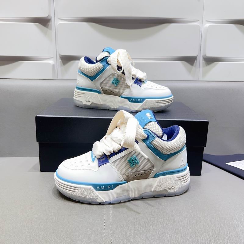 Amiri MA-2 Low-Top Sneaker 'White/Blue'