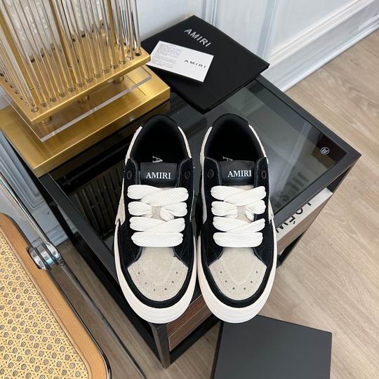AMIRI Stars Court Low 'Black White'