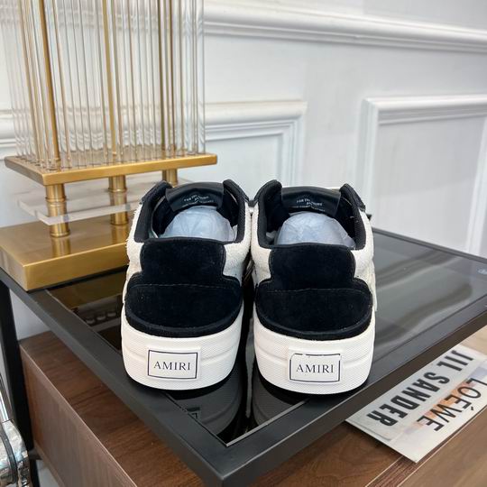 AMIRI Stars Court Low 'Black White'