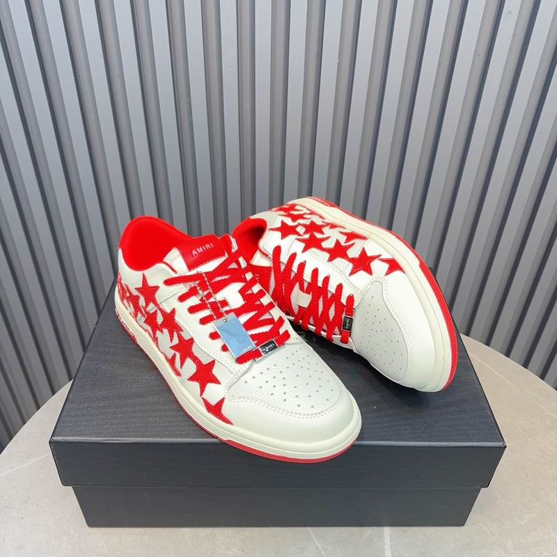 AMIRI Stars Court Low 'White Red'