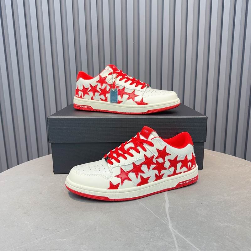 AMIRI Stars Court Low 'White Red'
