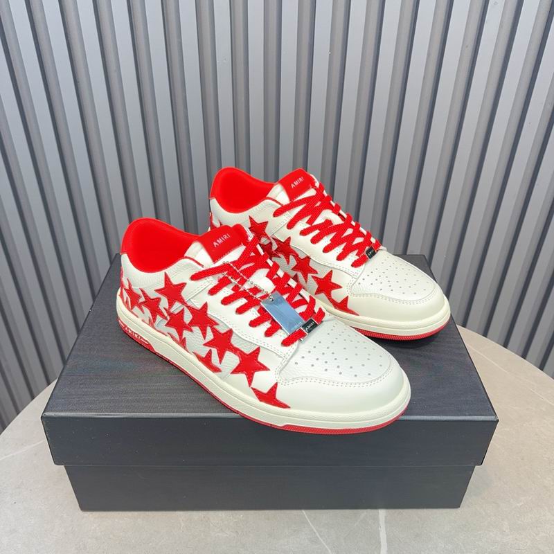 AMIRI Stars Court Low 'White Red'