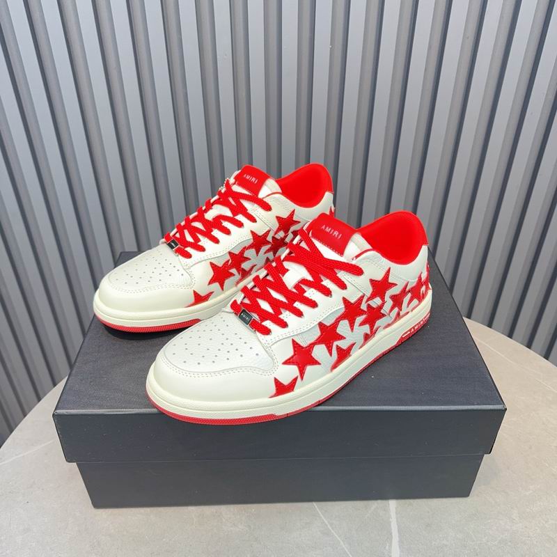 AMIRI Stars Court Low 'White Red'
