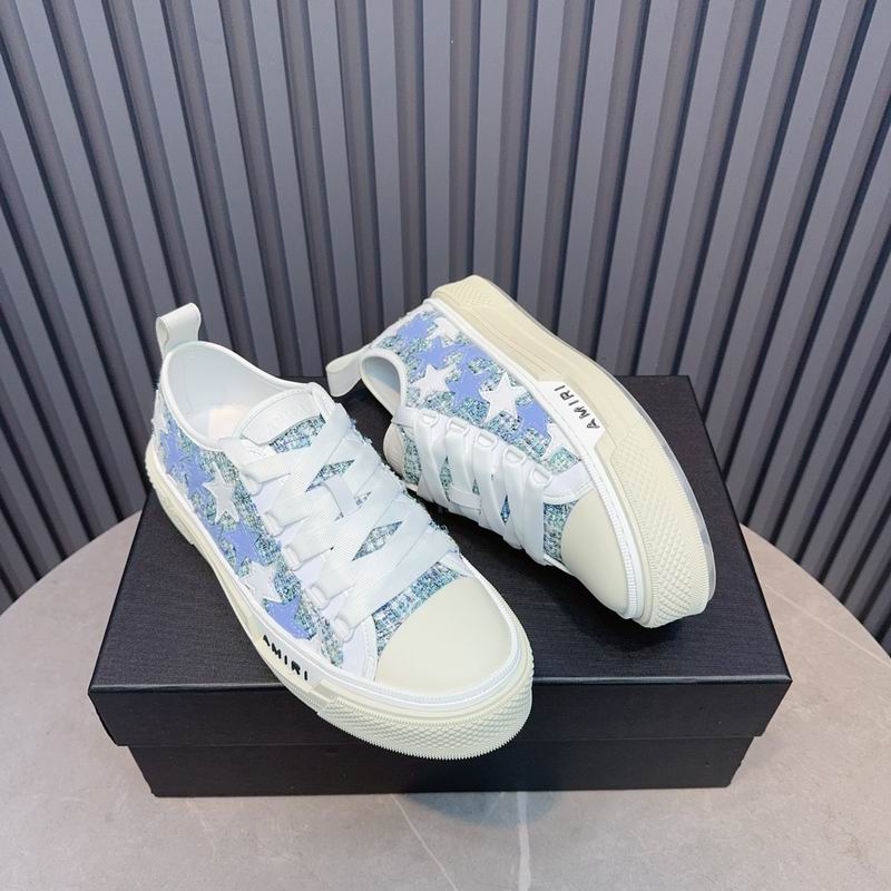 AMIRI Stars Court Low 'White Blue Tweed'