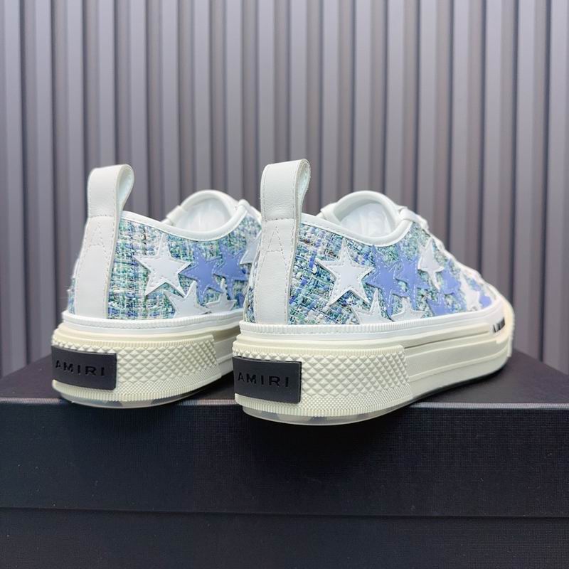 AMIRI Stars Court Low 'White Blue Tweed'