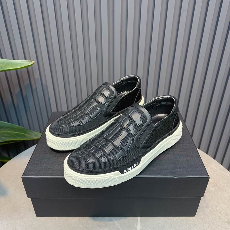 AMIRI Skel Slip-On 'Black White'