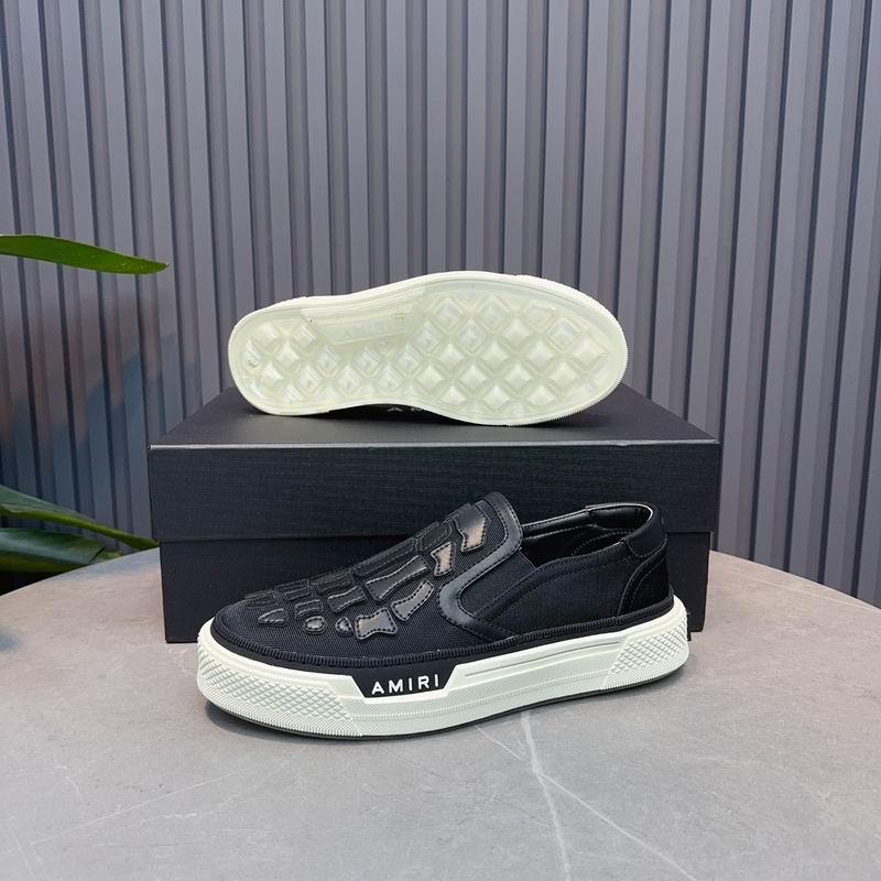 AMIRI Skel Slip-On 'Black White'