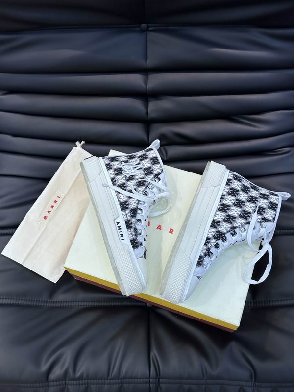 Amiri Skel-Top High-Top Sneaker 'White/Black'