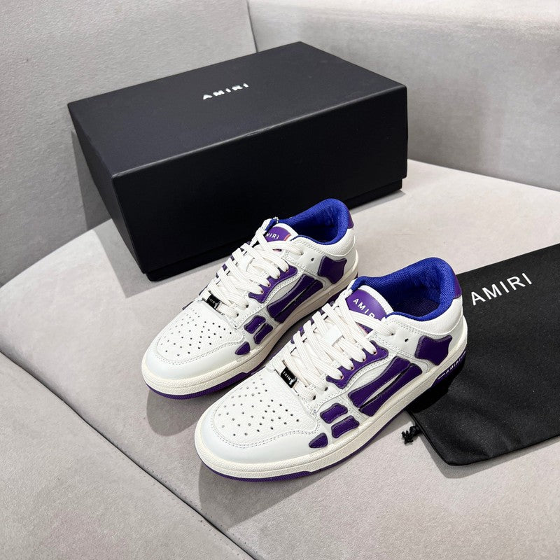 AMIRI Skel-Top Low 'White Purple'