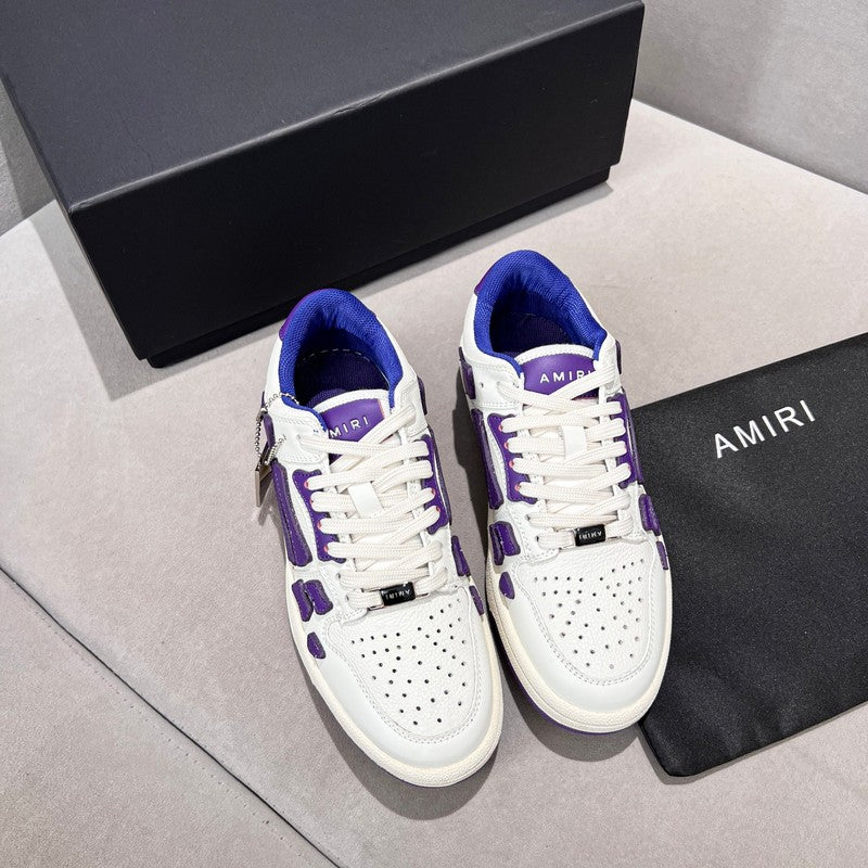 Amiri Skel-Top Low Sneaker 'White/Purple'
