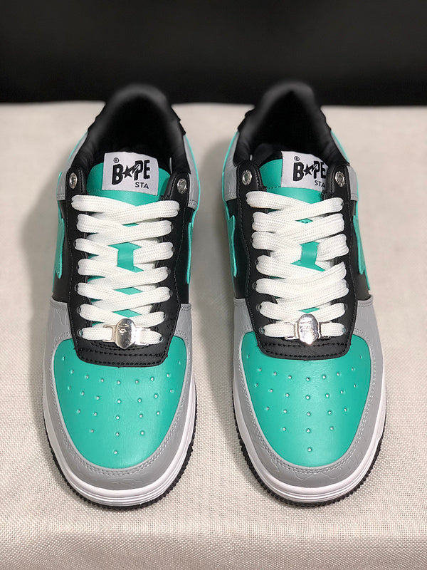 BAPE STA Low 'Grey/Black/Mint'