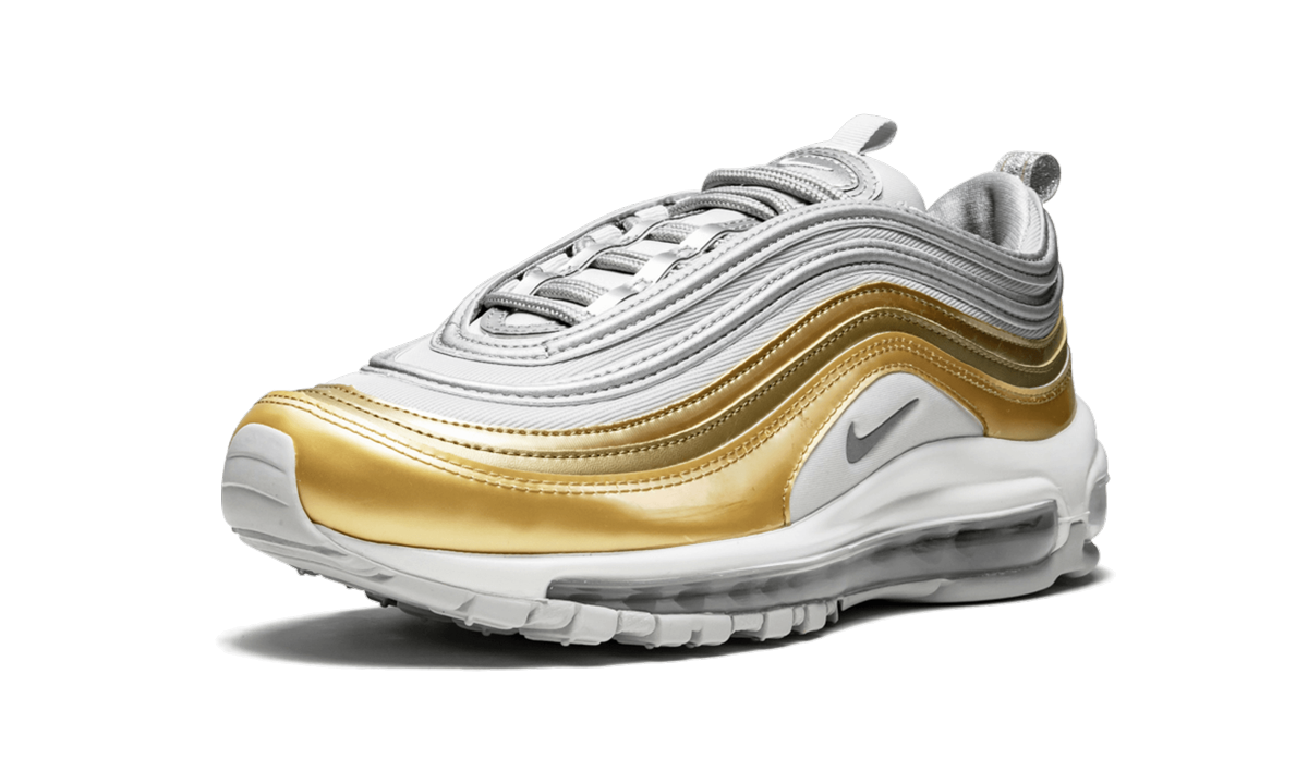 AIR MAX 97 SE WMNS "Metallic Gold/Metallic Silver" AQ4137 001
