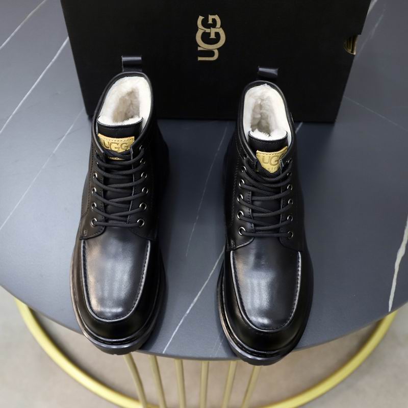 UGG Lace-Up Shearling Boot 'Triple Black'