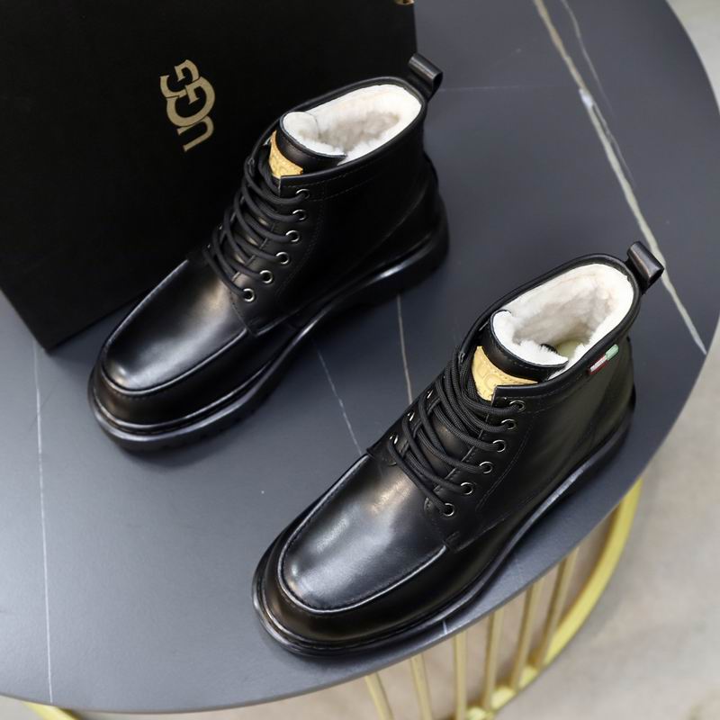 UGG Lace-Up Shearling Boot 'Triple Black'