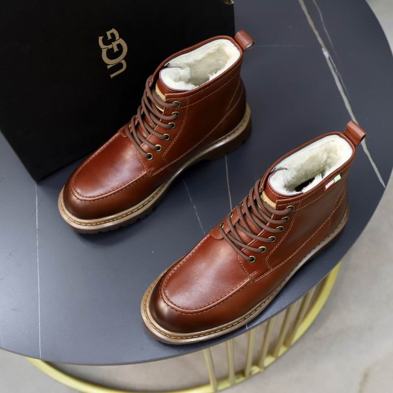 UGG Lace-Up Shearling Boot 'Chestnut'