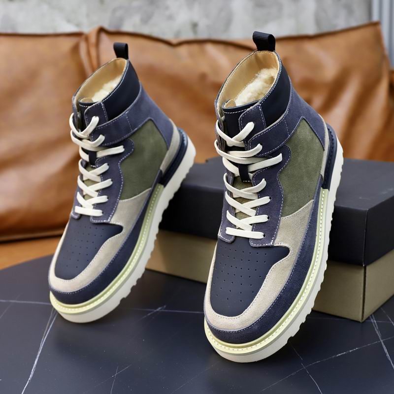 UGG High-Top Suede Sneaker Boot 'Navy Olive'