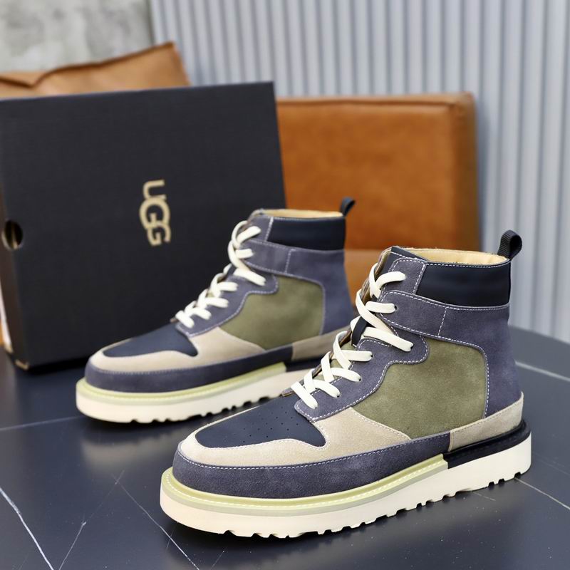 UGG High-Top Suede Sneaker Boot 'Navy Olive'