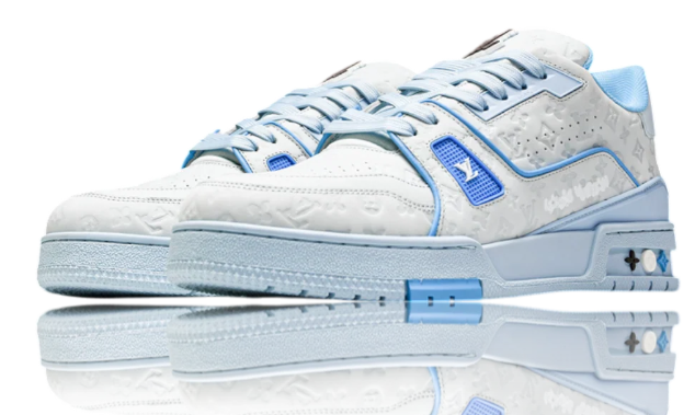LV Trainer Low by Tyler, The Creator 'Blue' – Limited Collaboration Luxury Sneaker