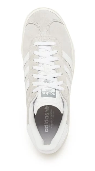 Women's Adidas Gazelle Bold 'Grey White' – Platform Retro Sneaker HQ6893