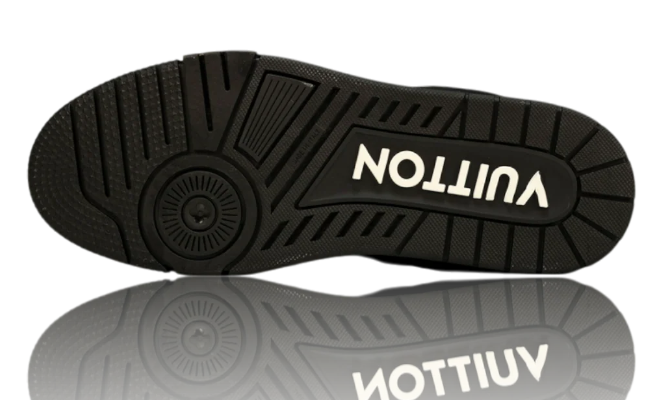 LV Trainer Low 'Monogram Black Embossed' – Virgil Abloh Luxury Basketball Sneaker