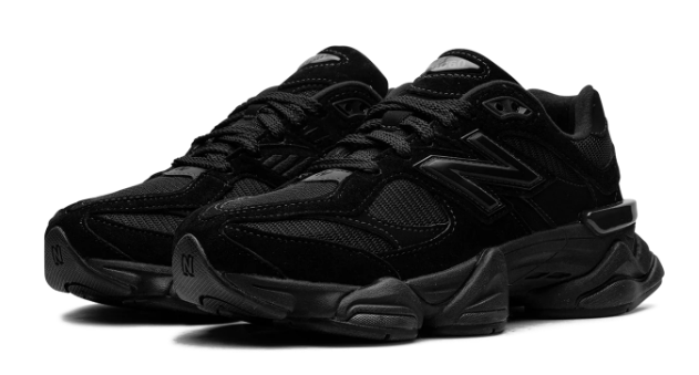 New Balance 9060 'Triple Black' U9060BPM – All-Black Chunky Lifestyle Sneaker