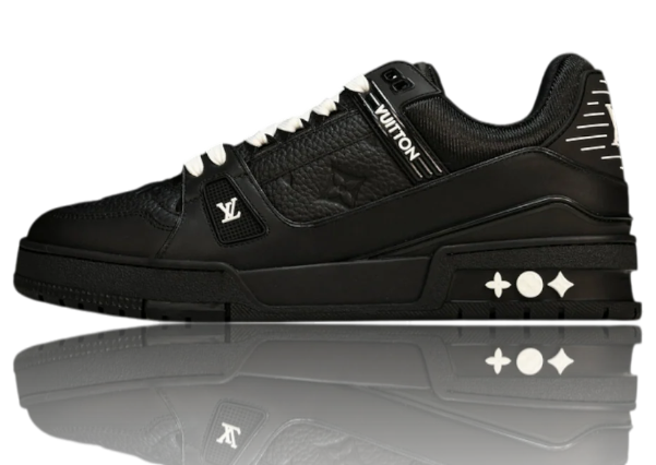 LV Trainer Low 'Monogram Black Embossed' – Virgil Abloh Luxury Basketball Sneaker