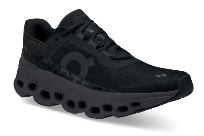 On Women's Cloudmonster 'Black | Magnet' – Max-Cushion Running Shoe