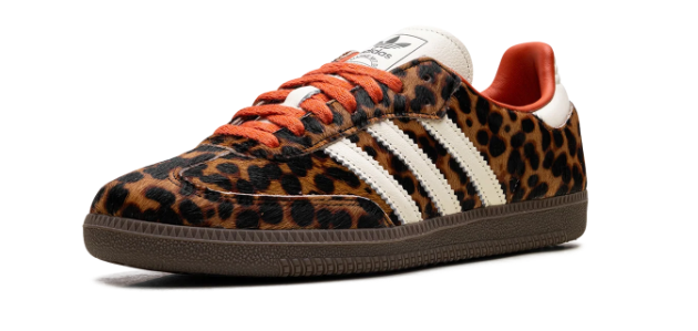 Adidas Samba OG Women's Sneaker – Leopard Pack (Cream/Orange)