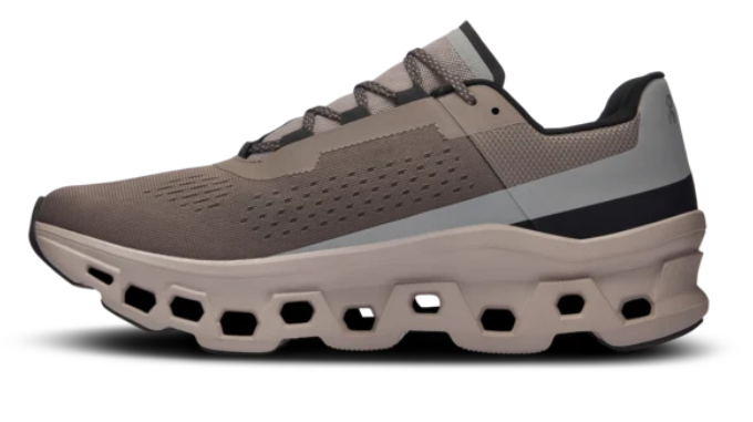 On Men's Cloudmonster 'Cinder | Fog' – Max-Cushion Running Shoe