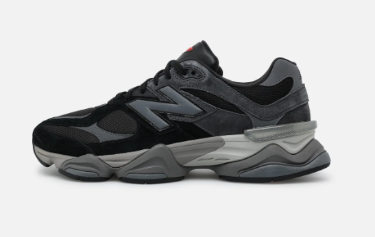 New Balance 9060 'Triple Black' – Chunky Lifestyle Sneaker