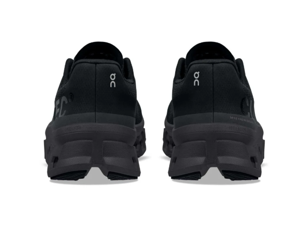 On Women's Cloudmonster 'Black | Magnet' – Max-Cushion Running Shoe