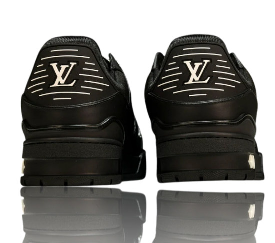 LV Trainer Low 'Monogram Black Embossed' – Virgil Abloh Luxury Basketball Sneaker