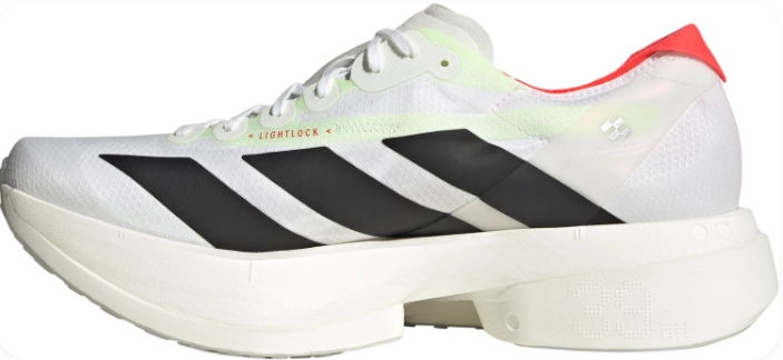 adidas Adizero Adios Pro 4 Men's Running Shoes – Core White / Silver / Bliss Pink