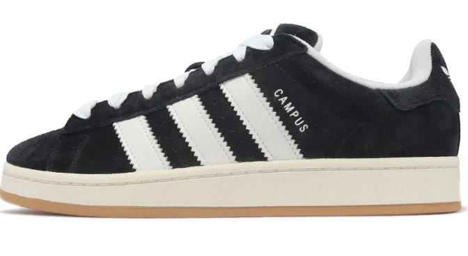adidas Campus 00s 'Black White Gum' HQ8708